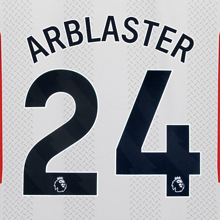 2023 2024 SHEFFIELD UNITED OFFICIAL ARBLASTER 24 BLACK 3RD PLAYER SIZE NAMESET