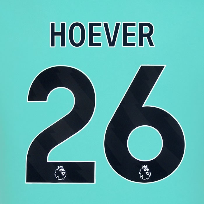 2025 2026 WOLVES AWAY BLACK HOEVER 26 OFFICIAL PLAYER SIZE NAMESET