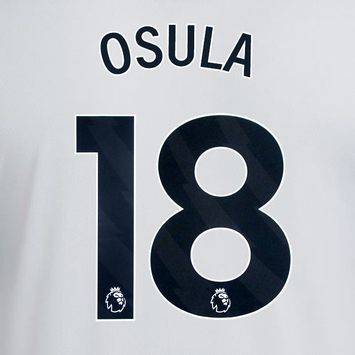 2025 2026 NEWCASTLE OSULA 18 OFFICIAL BLACK HOME PLAYER SIZE NAME SET