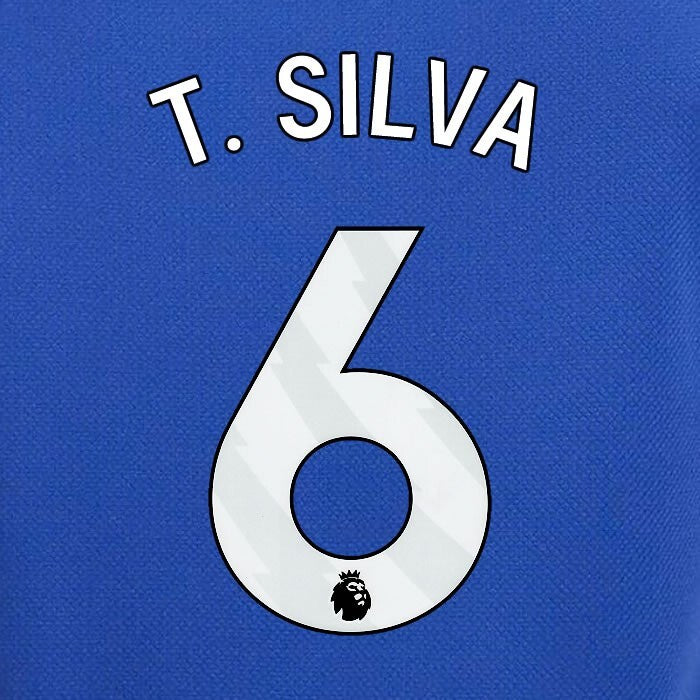 2023 2024 OFFICIAL CHELSEA T. SILVA 6 WHITE HOME PLAYER SIZE NAMESET