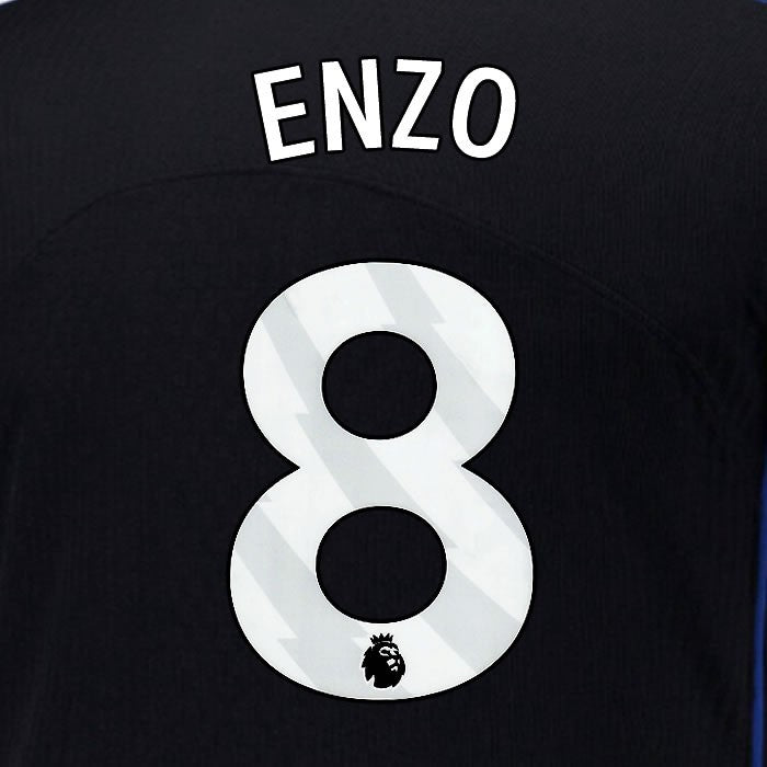 2025 2026 OFFICIAL CHELSEA ENZO 8 WHITE 3RD PLAYER SIZE NAMESET
