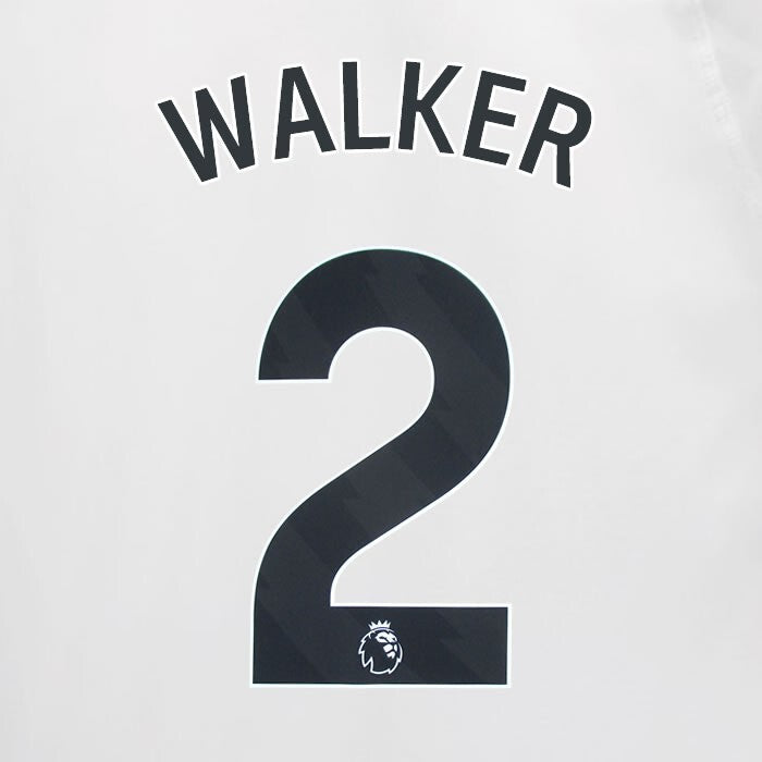 2023 2024 MAN CITY WALKER 2 BLACK AWAY PLAYER SIZE NAME SET