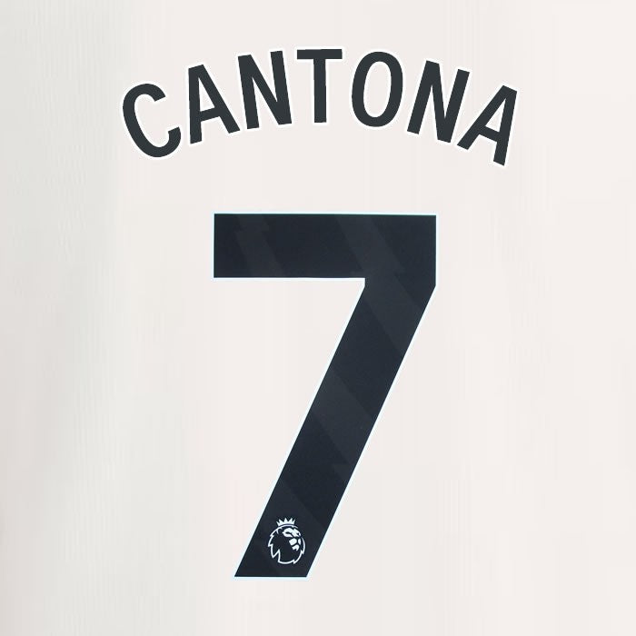 2023 2024 MANCHESTER UNITED CANTONA 7 3rd BLACK PLAYER SIZE NAMESET