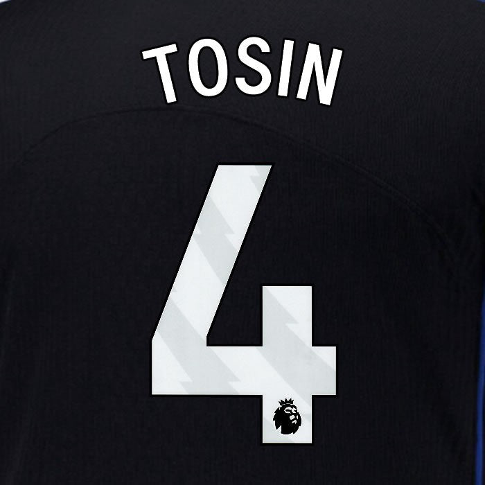 2025 2026 OFFICIAL CHELSEA TOSIN 4 WHITE 3RD PLAYER SIZE NAMESET