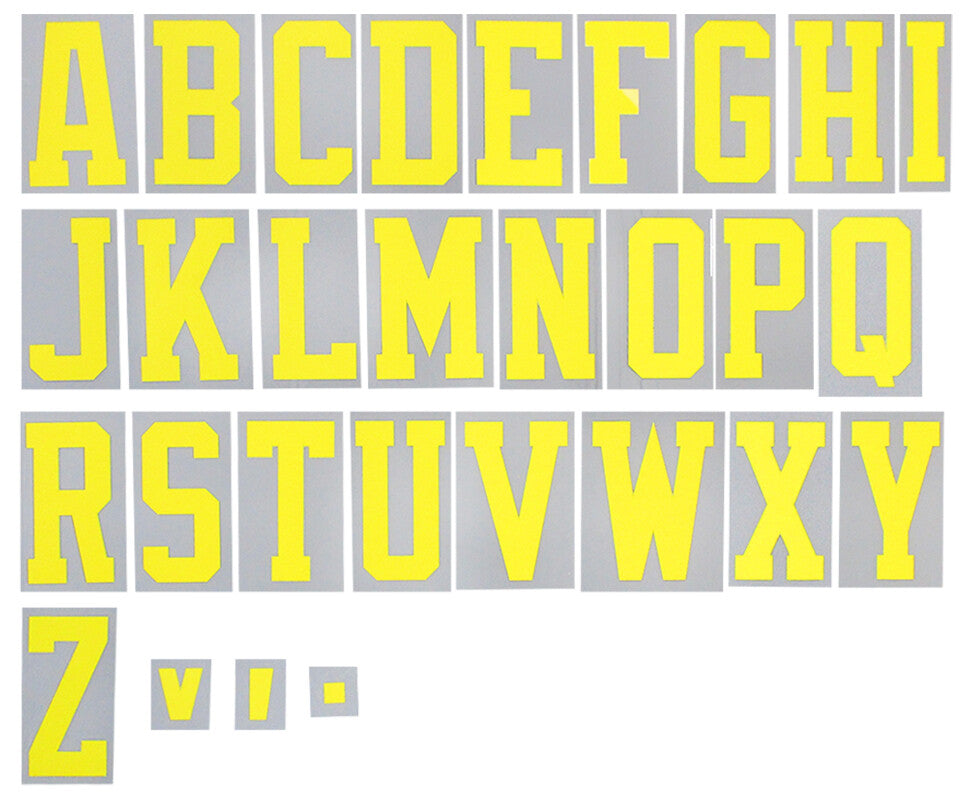 INTER MILAN 2019 2020 OFFICIAL 3RD THIRD YELLOW PLAYER SIZE LETTERS