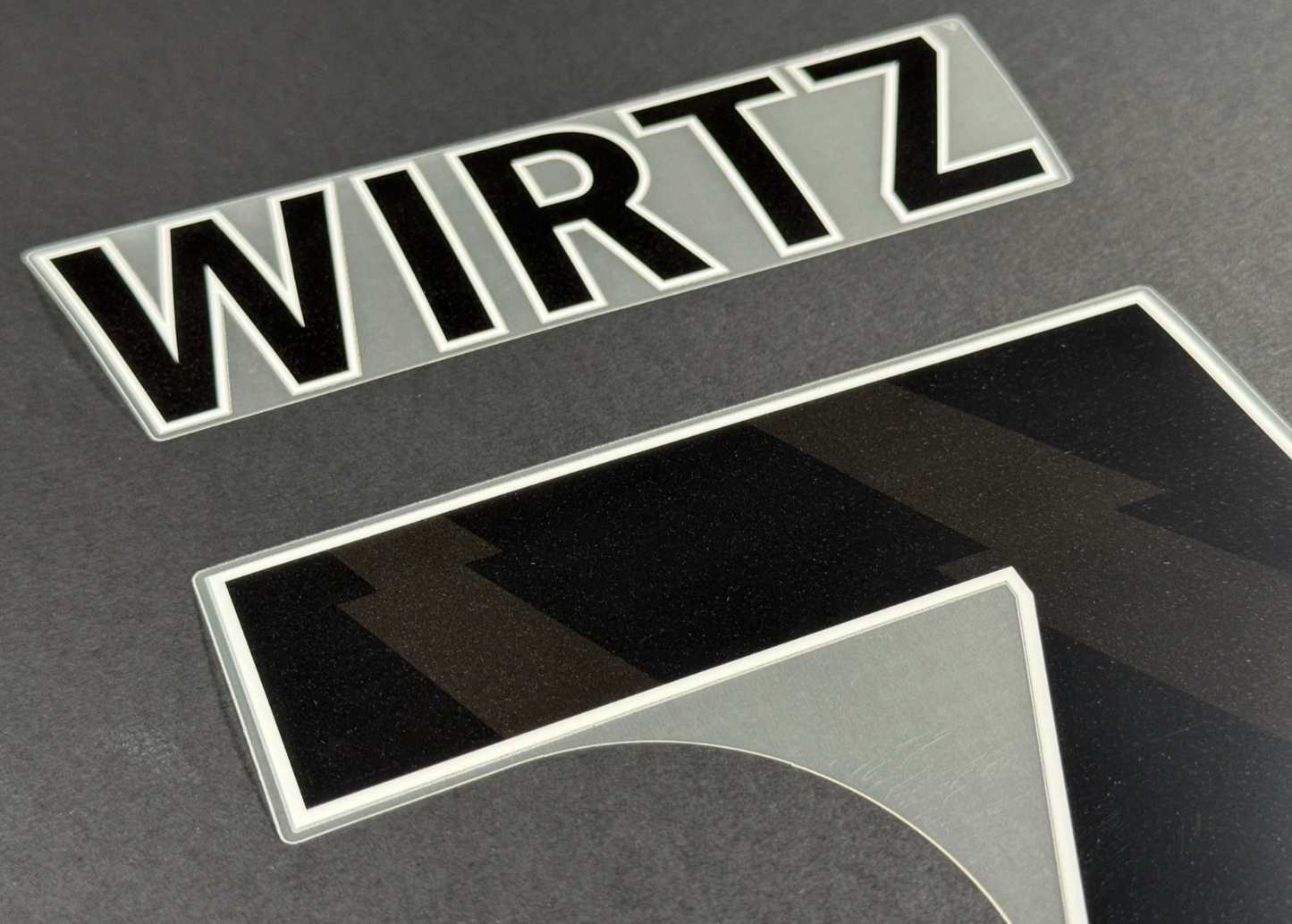 2025 - 2026 WIRTZ 7 OFFICIAL AVERY DENNISON BLACK PLAYER SIZE NAME