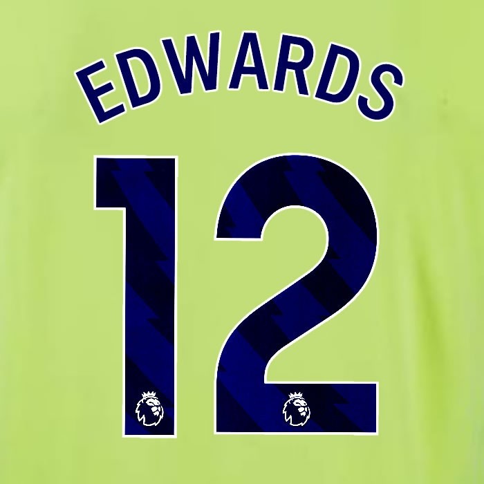 2024 2025 OFFICIAL SOUTHAMPTON EDWARDS 12 BLUE AWAY PLAYER SIZE NAME SET