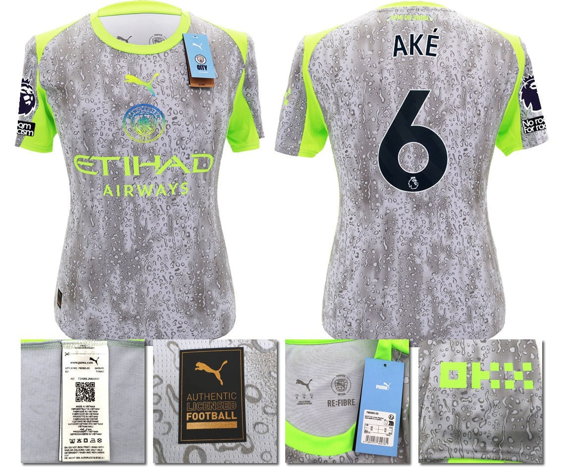 BNWT 2025 2026 MAN CITY PUMA THIRD AKE 6 FOOTBALL SHIRT