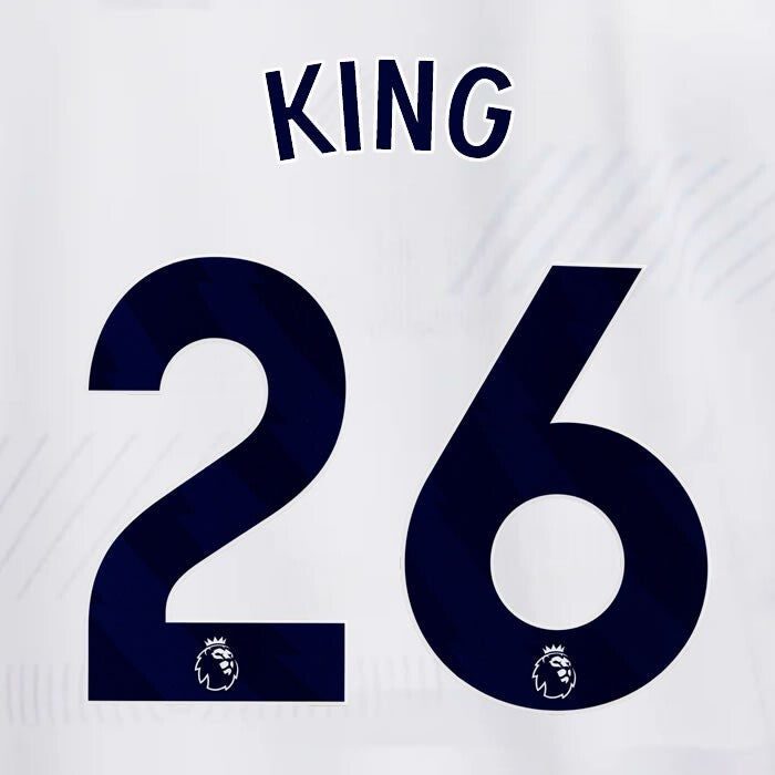 TOTTENHAM 2023/2024 KING 26 AVERY DENNISON BLUE PLAYER SIZE NAME SET