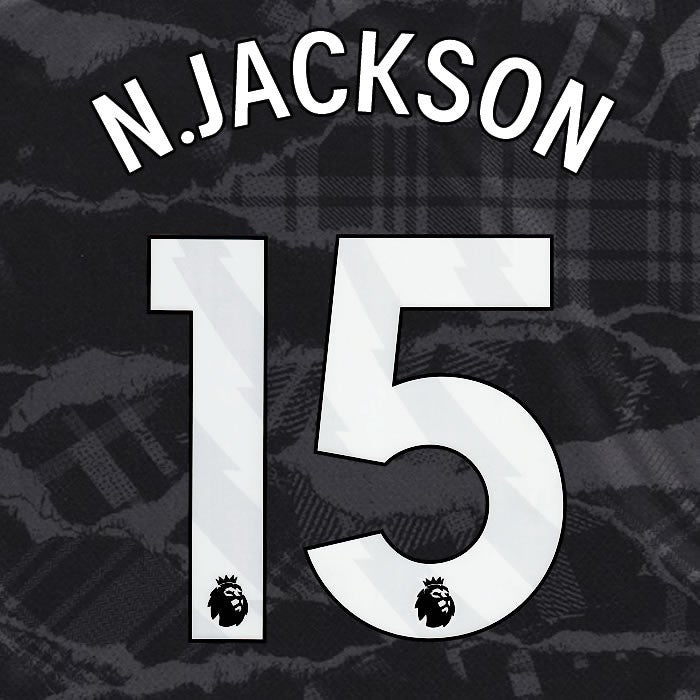 2024 2025 OFFICIAL CHELSEA N. JACKSON 15 WHITE 3RD PLAYER SIZE NAMESET