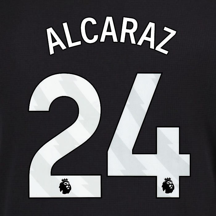 2025 2026 EVERTON ALCARAZ 24 OFFICIAL WHITE 3RD PLAYER SIZE NAMESET