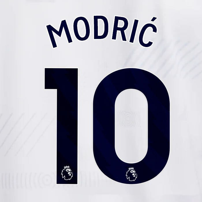 TOTTENHAM 2023/2024 MODRIC' 10 AVERY DENNISON BLUE PLAYER SIZE NAME SET