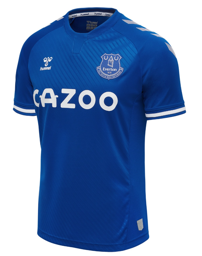 BNWT 2020 2021 HUMMEL EVERTON HOME SHIRT MEN'S SIZE