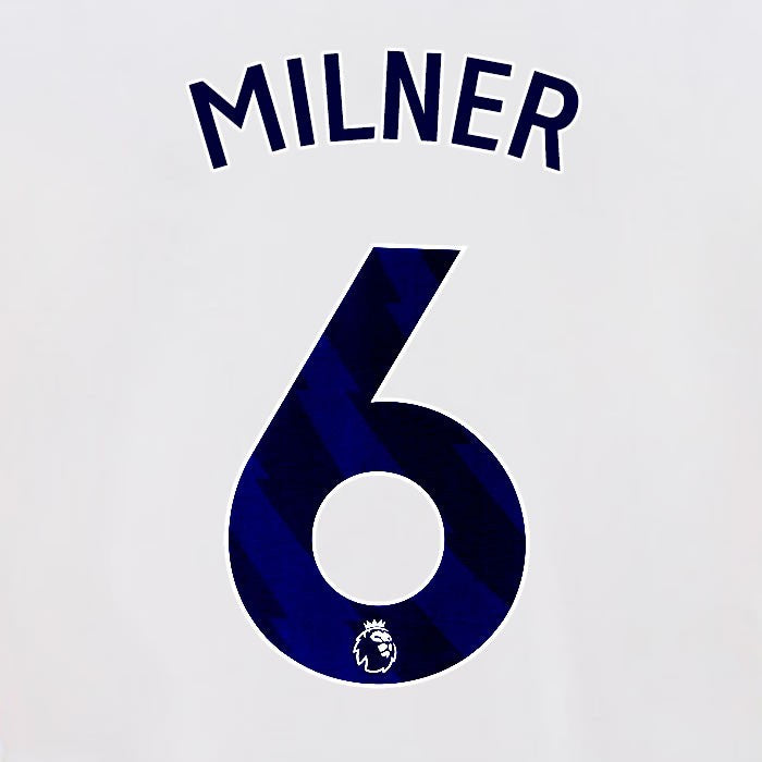 2024 2025 OFFICIAL BRIGHTON MILNER 6 HOME BLUE PLAYER SIZE NAMESET