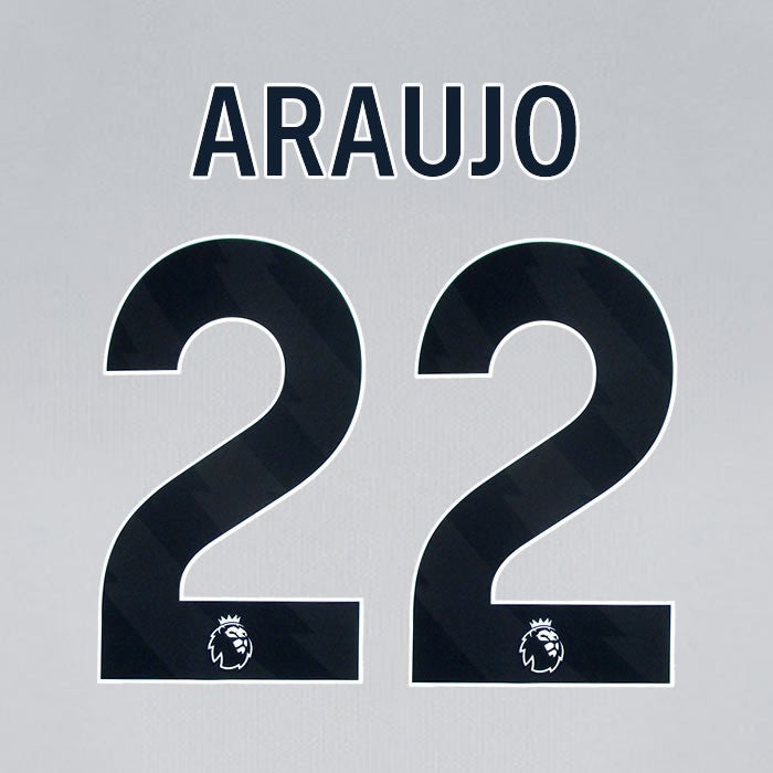 2024 2025 BOURNEMOUTH ARAUJO 22 BLACK AWAY PLAYER SIZE NAME SET