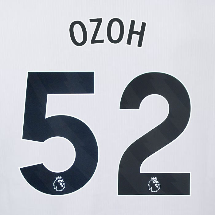 2023 2024 OFFICIAL CRYSTAL PALACE OZOH 52 BLACK AWAY PLAYER SIZE NAMESET