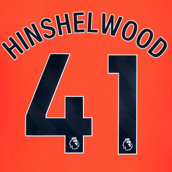 2023 2024 BRIGHTON HINSHELWOOD 41 OFFICIAL BLACK 3RD PLAYER SIZE NAME SET