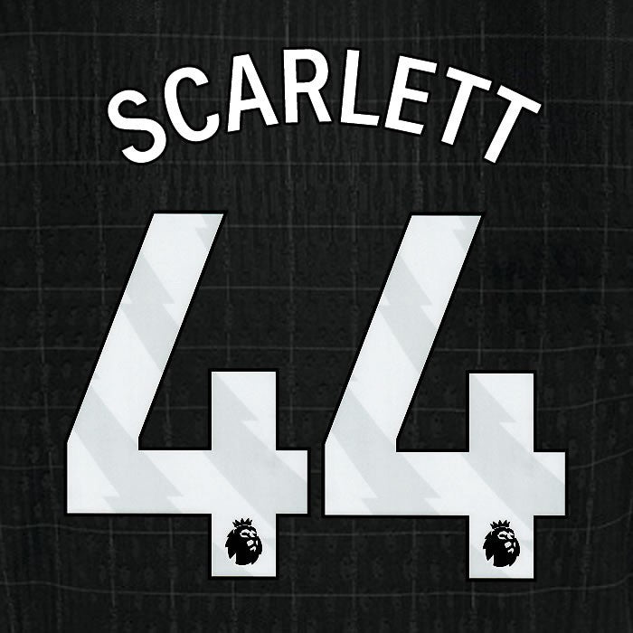 2025 2026 TOTTENHAM SCARLETT 44 WHITE AWAY PLAYER SIZE NAME SET