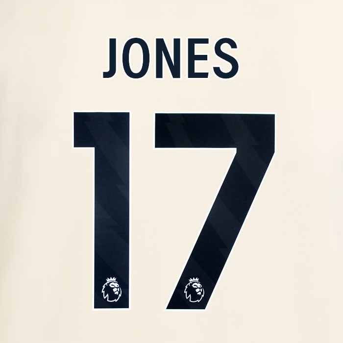 2025 2026 OFFICIAL LIVERPOOL JONES 17 BLACK AWAY PLAYER SIZE NAMESET
