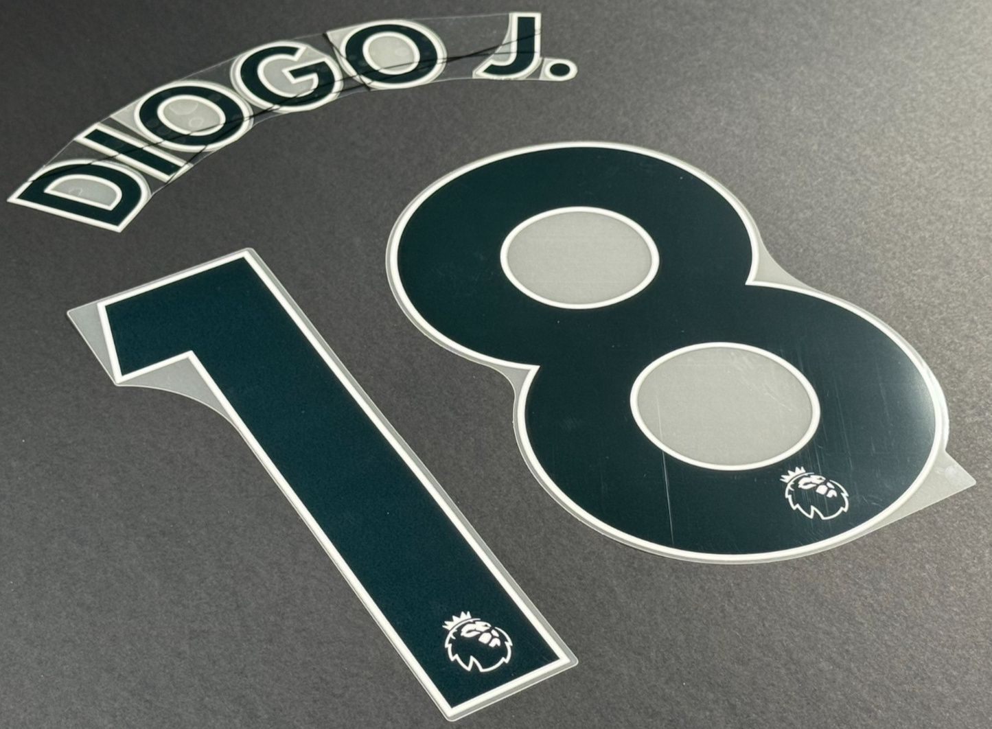 2019 2020 WOLVES HOME BLACK DIOGO J. 18 OFFICIAL PLAYER SIZE NAMESET