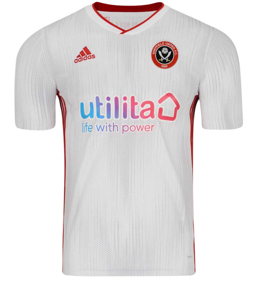BNWT 2019 2020 SHEFFIELD UNITED AWAY ADIDAS FOOTBALL SHIRT KIDS 13-14 YEARS