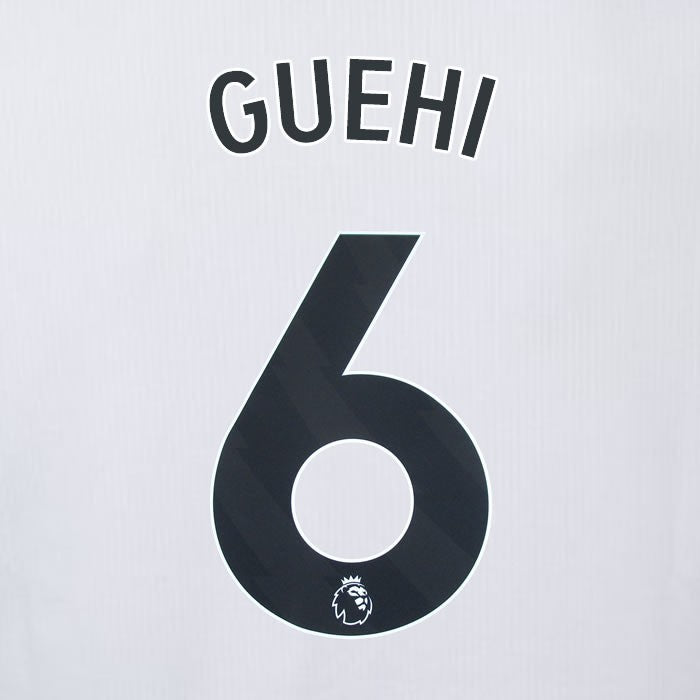 2023 2024 OFFICIAL CRYSTAL PALACE GUEHI 6 BLACK AWAY PLAYER SIZE NAMESET