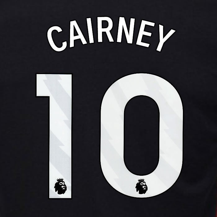 2024 2025 OFFICIAL FULHAM CAIRNEY 10 WHITE AWAY PLAYER SIZE NAMESET