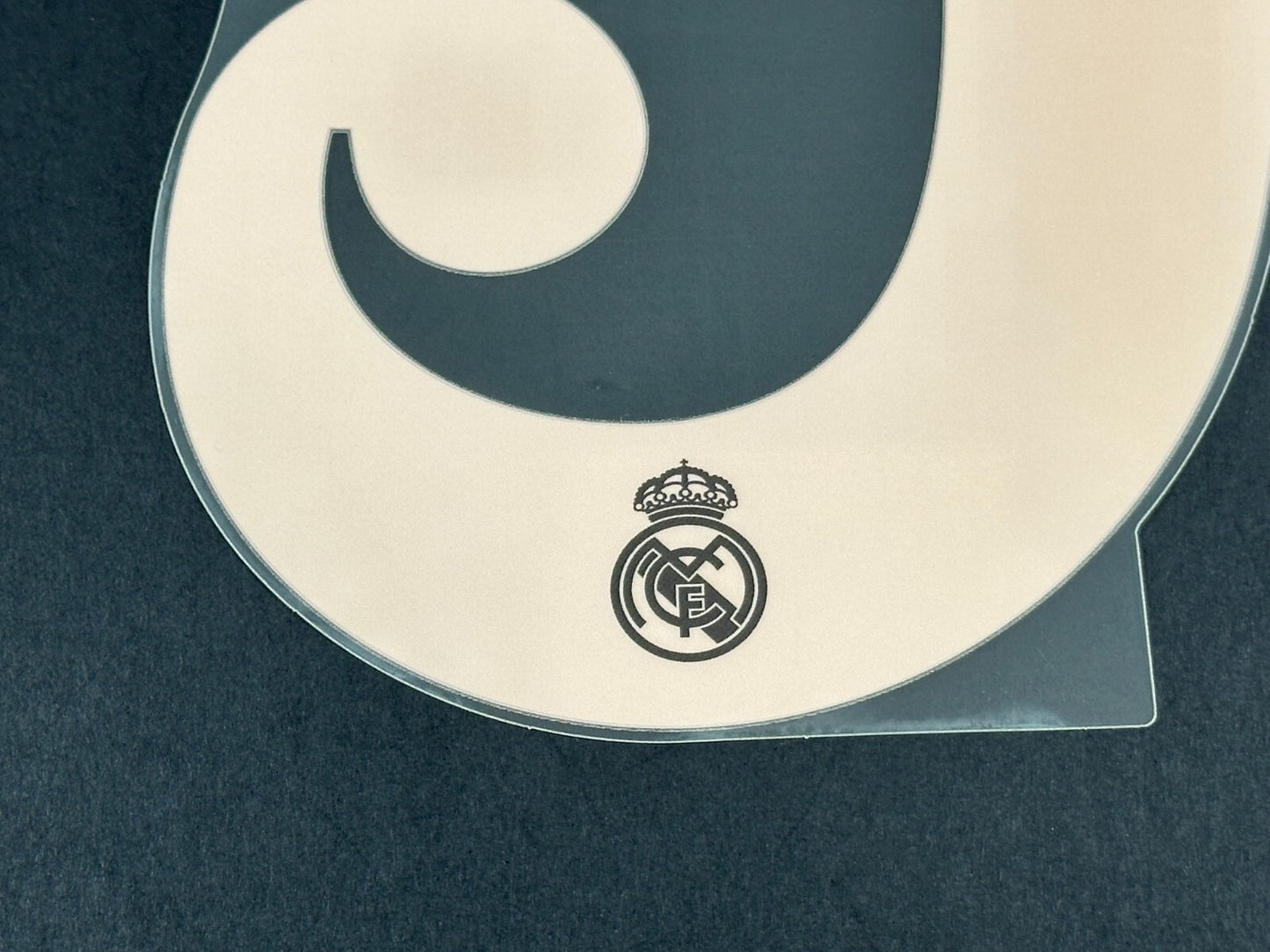2024 2025 REAL MADRID MBAPPE 9 HP PATCH AVERY DENNISON 3RD PLAYER SIZE NAME SET