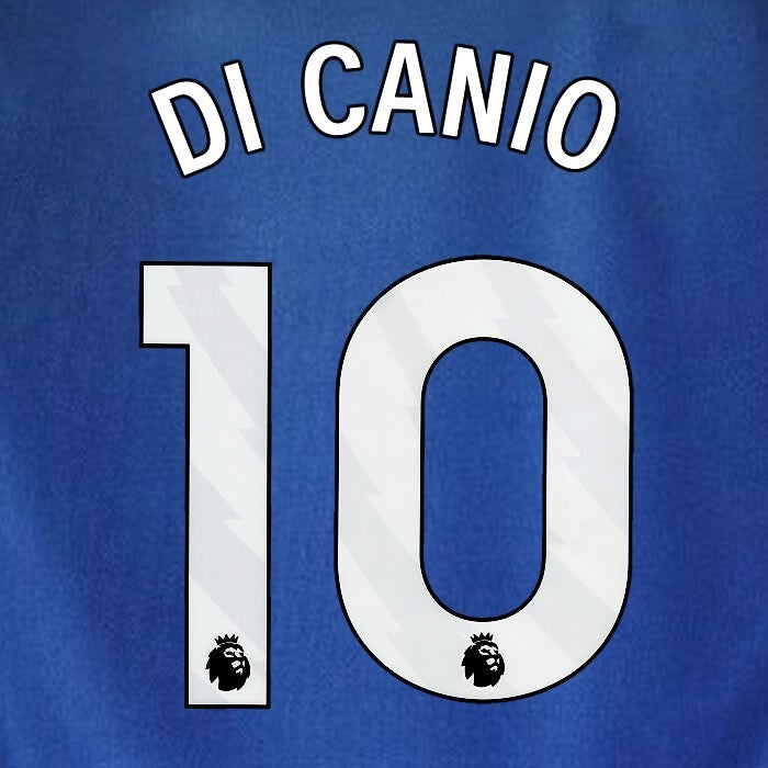 2023 2024 WEST HAM DI CANIO 10 OFFICIAL 3RD WHITE PLAYER SIZE NAMESET