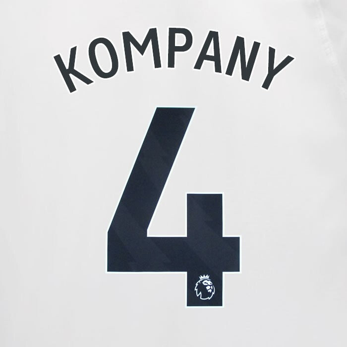 2023 2024 MAN CITY KOMPANY 4 BLACK AWAY PLAYER SIZE NAME SET