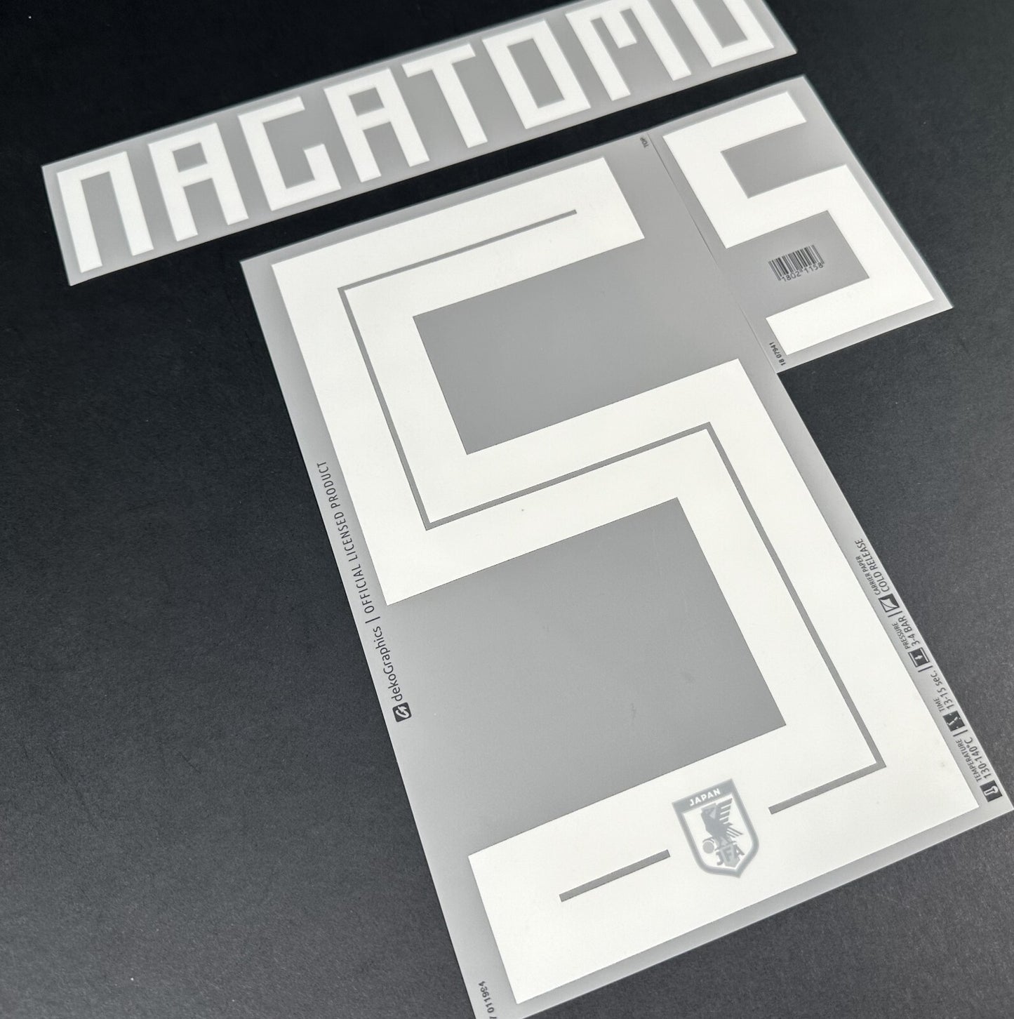 JAPAN 2018 2019 OFFICIAL NAGATOMO 5 HOME PLAYER SIZE NAMESET