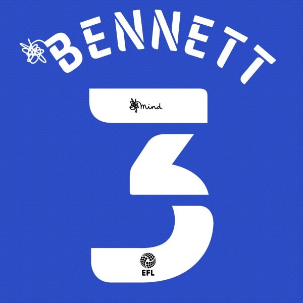 CARDIFF 2020 2021 OFFICIAL BENNETT 3 HOME PLAYER SIZE NAME SET