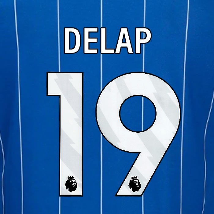 2024 2025 OFFICIAL IPSWICH TOWN DELAP 19 WHITE HOME PLAYER SIZE NAME SET