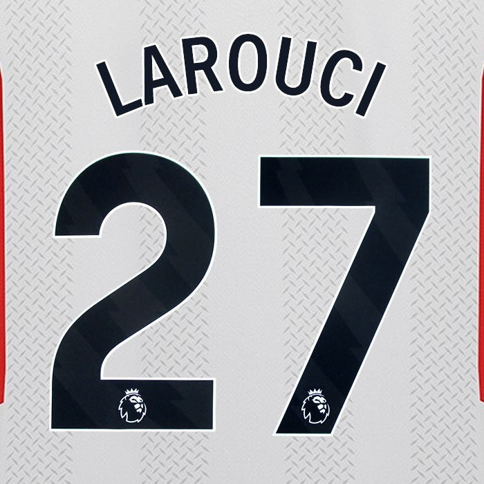 2023 2024 SHEFFIELD UNITED OFFICIAL LAROUCI 27 BLACK 3RD PLAYER SIZE NAMESET