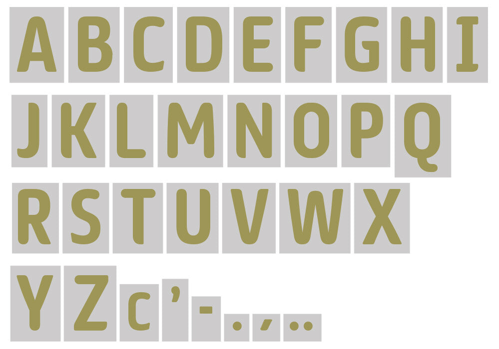 2019 2020 OFFICIAL EFL FOOTBALL LEAGUE GOLD PLAYER SIZE LETTERS