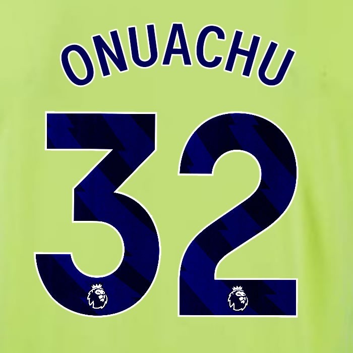 2024 2025 OFFICIAL SOUTHAMPTON ONUACHU 32 BLUE AWAY PLAYER SIZE NAME SET