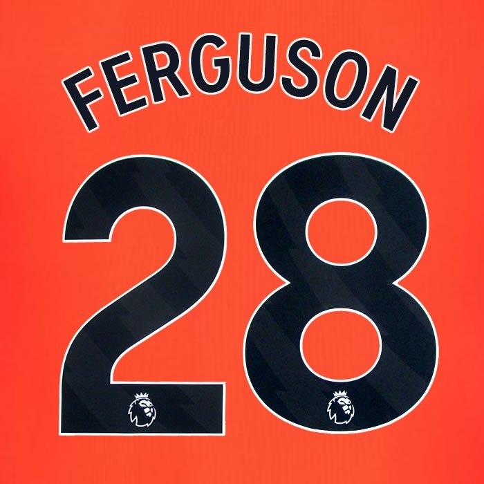 2023 2024 BRIGHTON FERGUSON 28 OFFICIAL BLACK 3RD PLAYER SIZE NAME SET