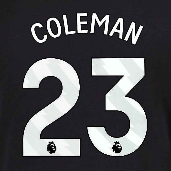 2025 2026 EVERTON COLEMAN 23 OFFICIAL WHITE 3RD PLAYER SIZE NAMESET