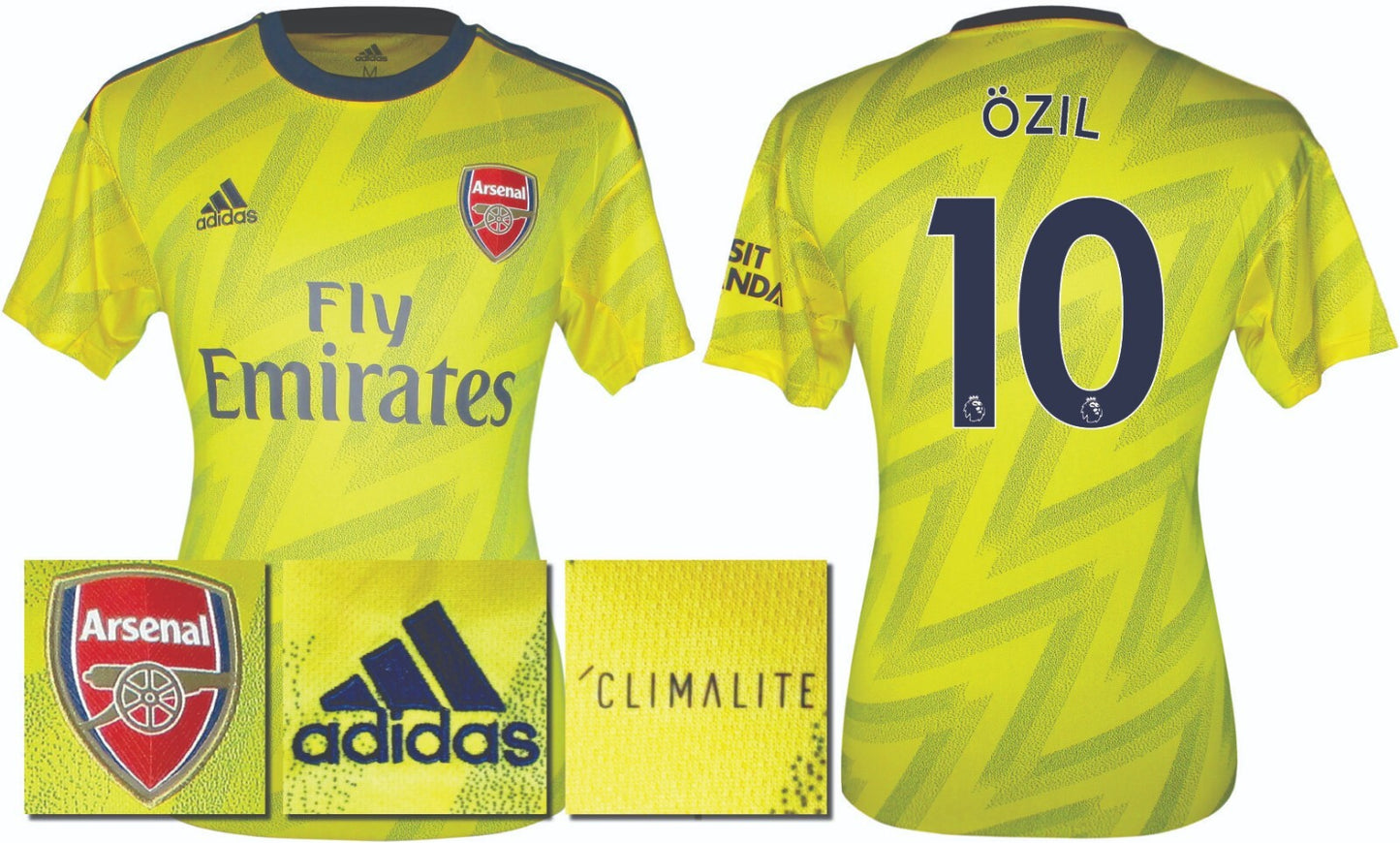 BRAND NEW ADIDAS 2019 2020 ARSENAL AWAY SHIRT OZIL 10 KIDS