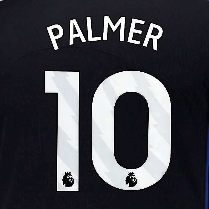 2025 2026 OFFICIAL CHELSEA PALMER 10 WHITE 3RD PLAYER SIZE NAMESET