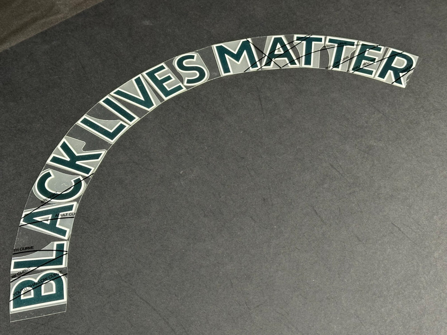 2019 2020 OFFICIAL AVERY DENNISON BLACK LIVES MATTER NAME BLOCK BLACK