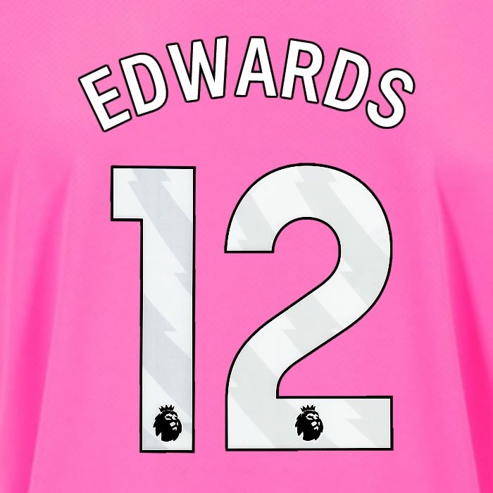 2024 2025 OFFICIAL SOUTHAMPTON EDWARDS 12 WHITE 3RD PLAYER SIZE NAME SET