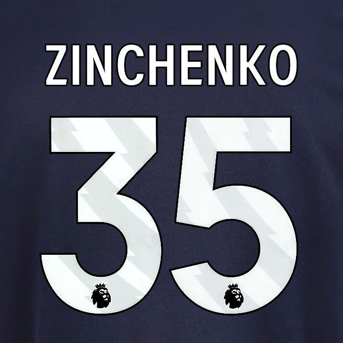 2025 2026 OFFICIAL NOTTINGHAM ZINCHENKO 35 WHITE 3RD PLAYER SIZE NAMESET