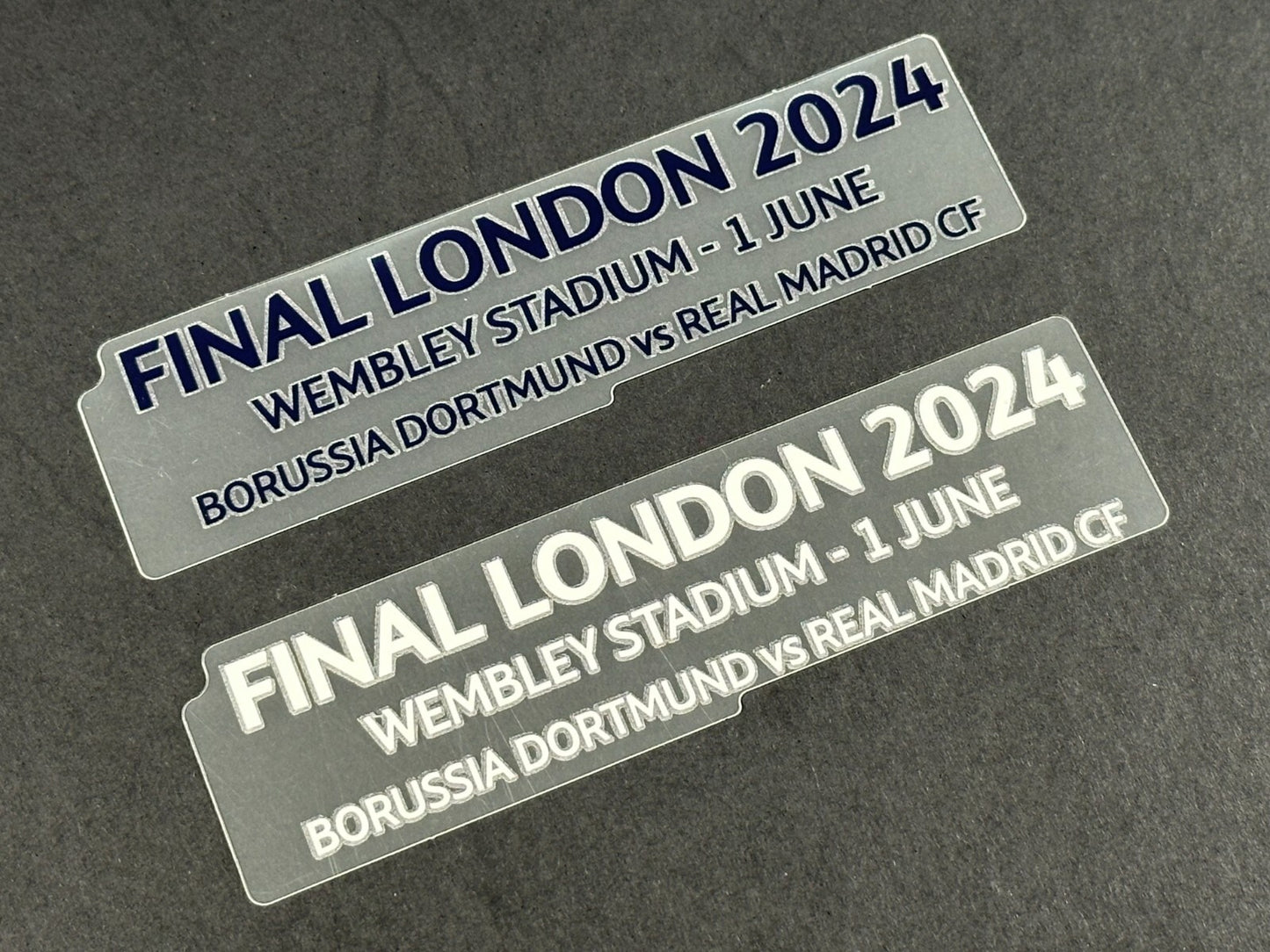 2024 OFFICIAL REAL MADRID FINAL LONDON 2024 PLAYER SIZE MATCH DETAIL