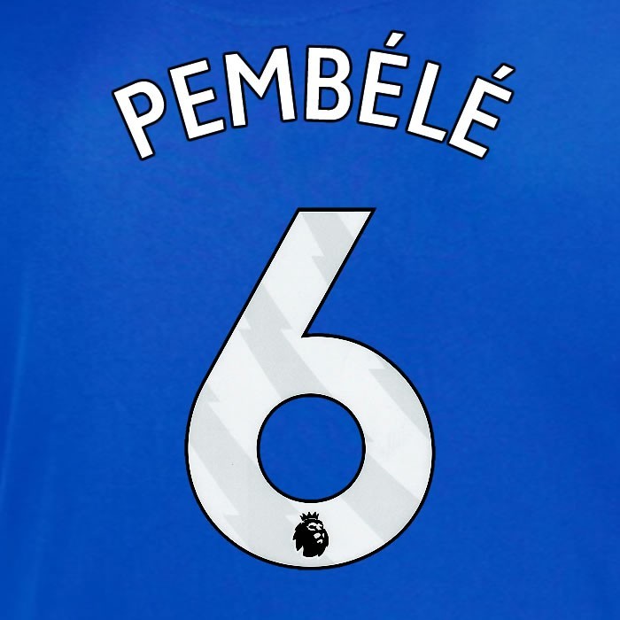 2025 2026 OFFICIAL SUNDERLAND PEMBELE 6 WHITE AWAY PLAYER SIZE NAME SET