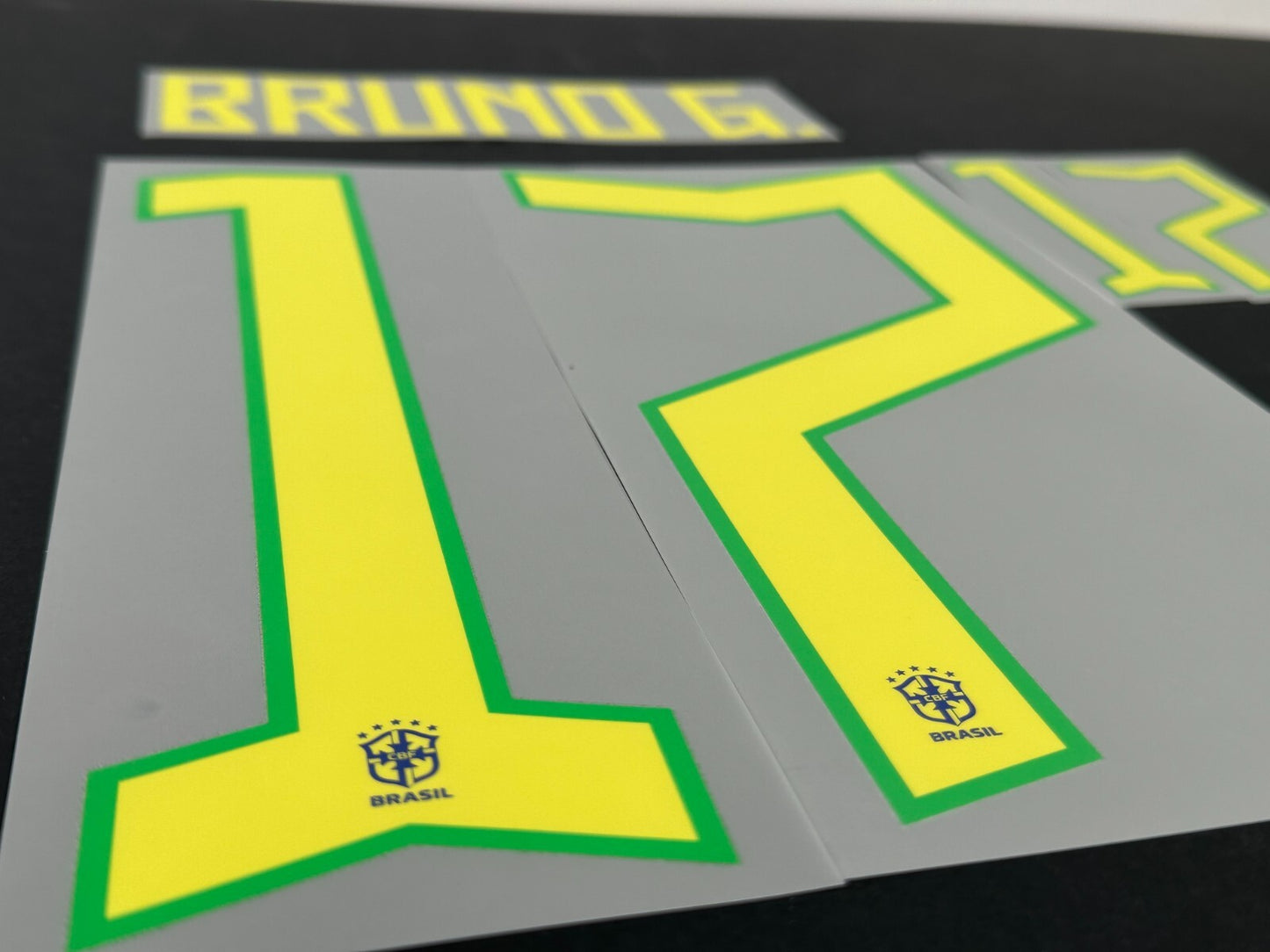 BRAZIL 2022 2023 OFFICIAL BRUNO G. 17 AWAY PLAYER SIZE NAMESET