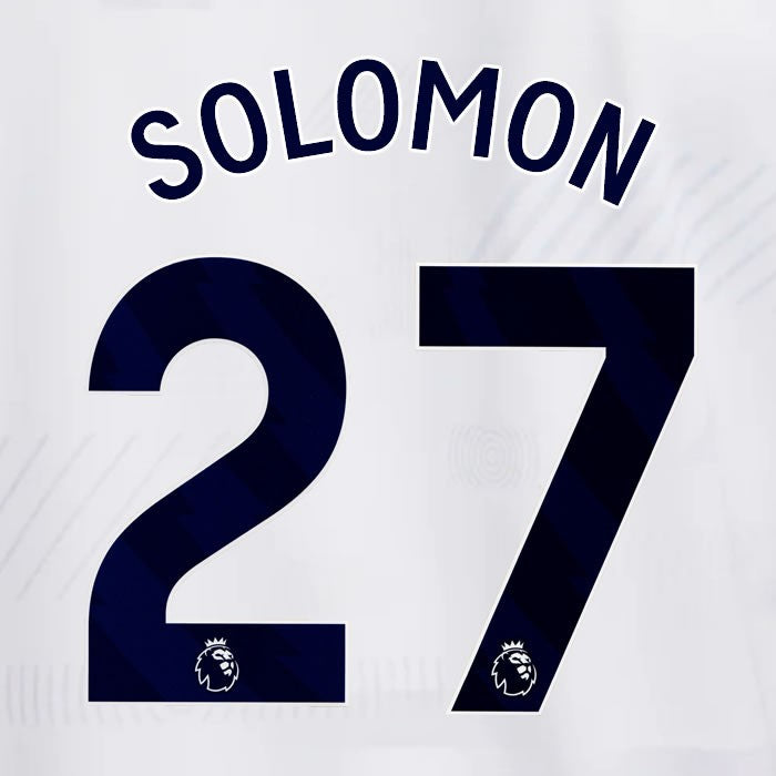 SPURS 2023 2024 SOLOMON 27 BLUE HOME PLAYER SIZE NAME SET