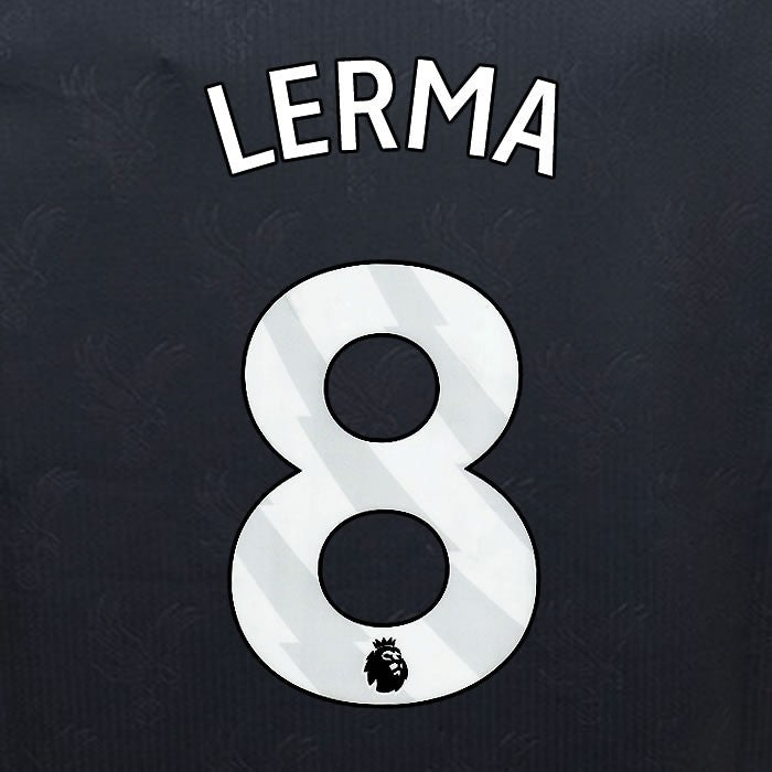 2024 2025 OFFICIAL CRYSTAL PALACE LERMA 8 WHITE 3RD PLAYER SIZE NAMESET