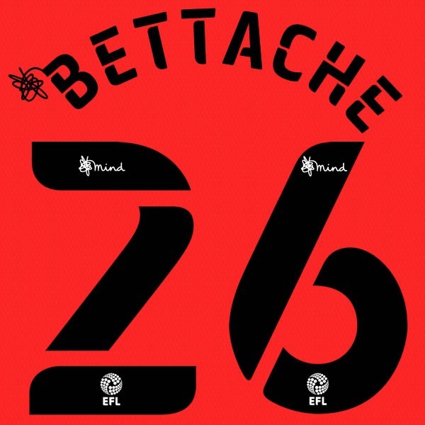 QPR 2020 2021 OFFICIAL BETTACHE 26 AWAY PLAYER SIZE NAME SET