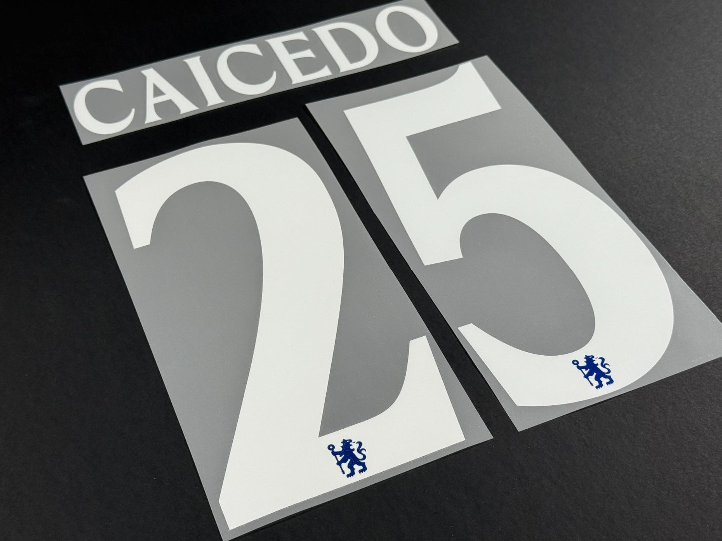 2025 2026 OFFICIAL CHELSEA CAICEDO 25 HOME CUP PRINT PLAYER SIZE NAMESET